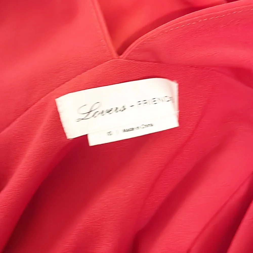 Lovers + Friends Revolve Patrick red formal cocktail maxi dress women size XS - Picture 10 of 11